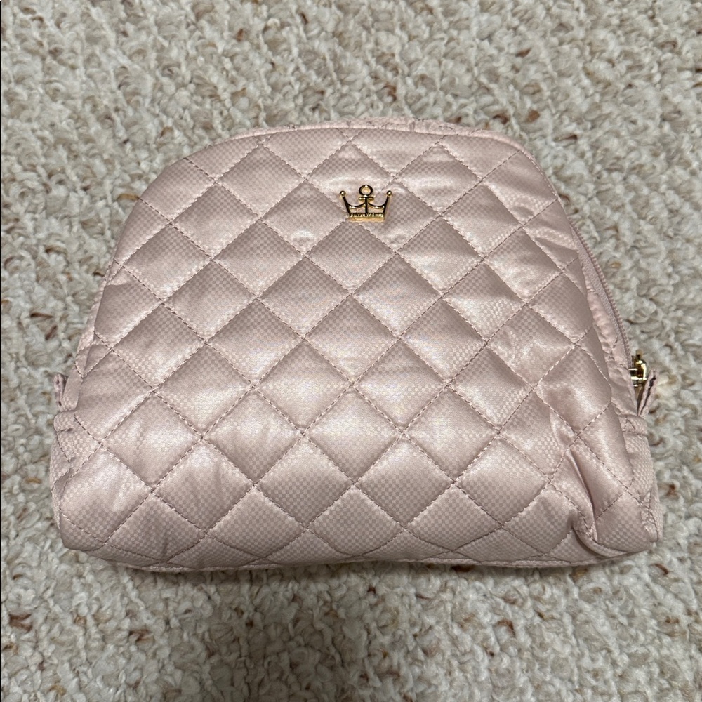 NWOT Oliver Thomas KST Cosmetic Case Medium in Petal Pink